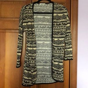 Black & Tan Cardigan